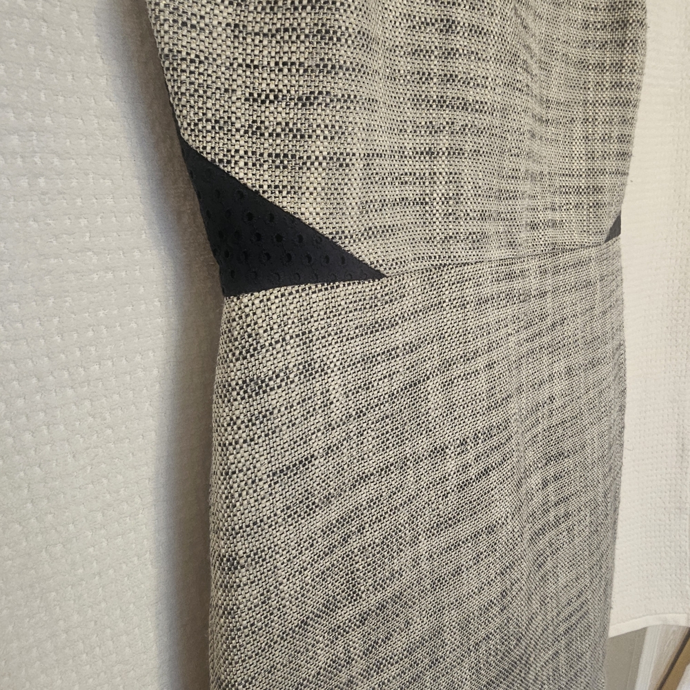 Women's J. Crew Gray Sheath Dress Sleeveless Crew Neck Size 8 - Picture 7 of 9